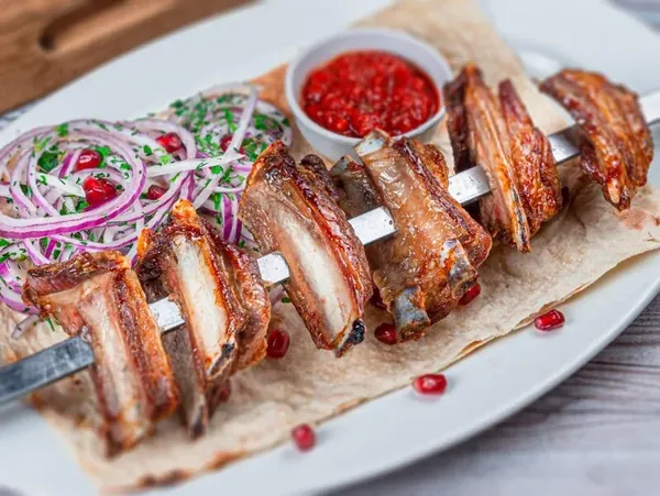 Шашлык из баранины (Ребрышки) — доставка по Москве, ВСТРЕЧА ШАШЛЫКИ